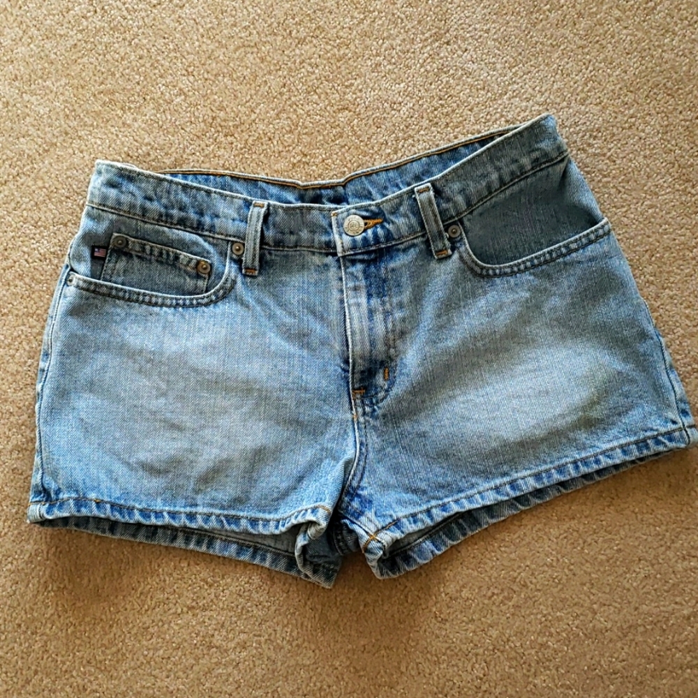 RL ladies denim shorts. Size 6